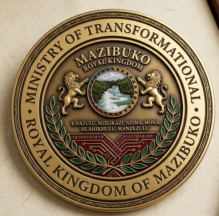 OFFICIAL ANNOUNCEMENT: Prof. (Dr.) Ripu Ranjan Sinha Appointed Union Minister for the Royal Kingdom of Mazibuko