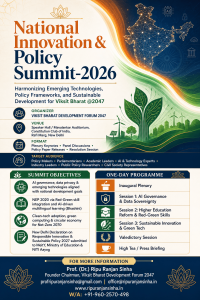 National Innovation & Policy Summit-2026 to Advance Responsible Innovation for Viksit Bharat @2047